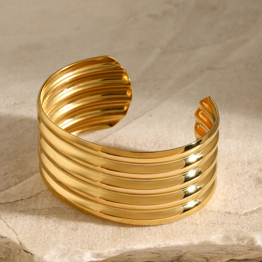 Golden Luxe Cuff Bracelet